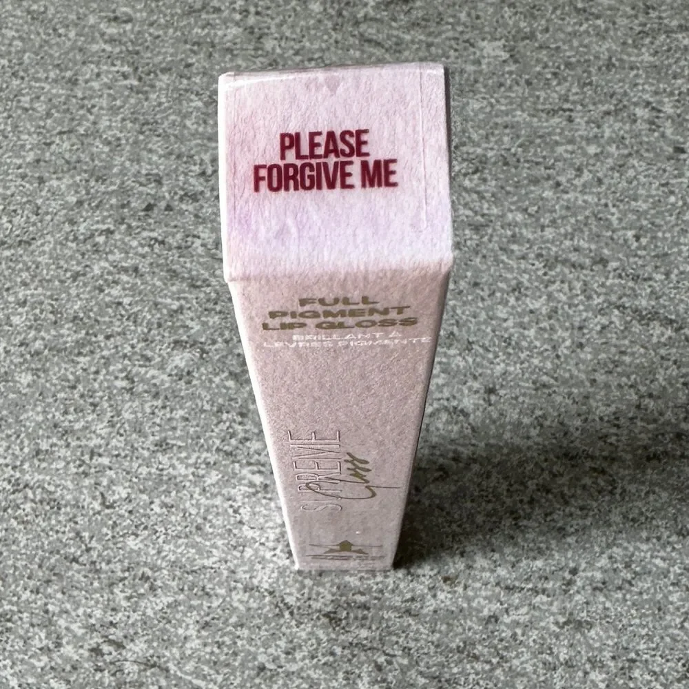 NIB Jeffree Star Please Forgive Me (brick mauve) Supreme Full Pigment Lip Gloss